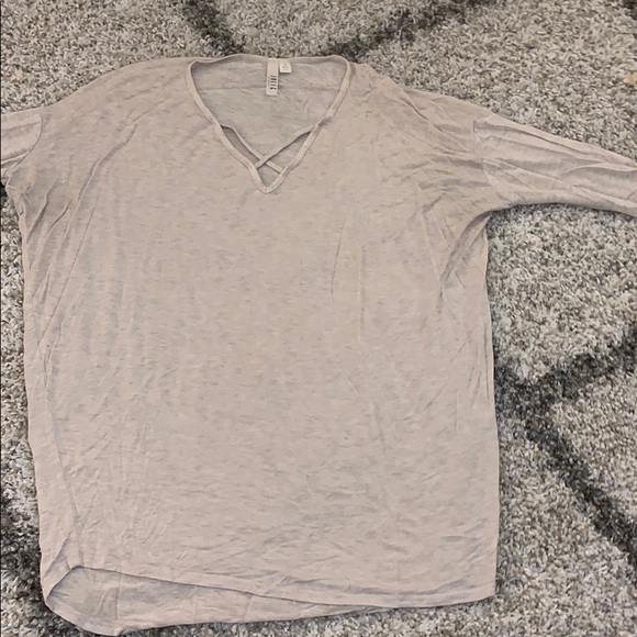 Tops - Jolle ~ Tan Long Sleeve T Shirt